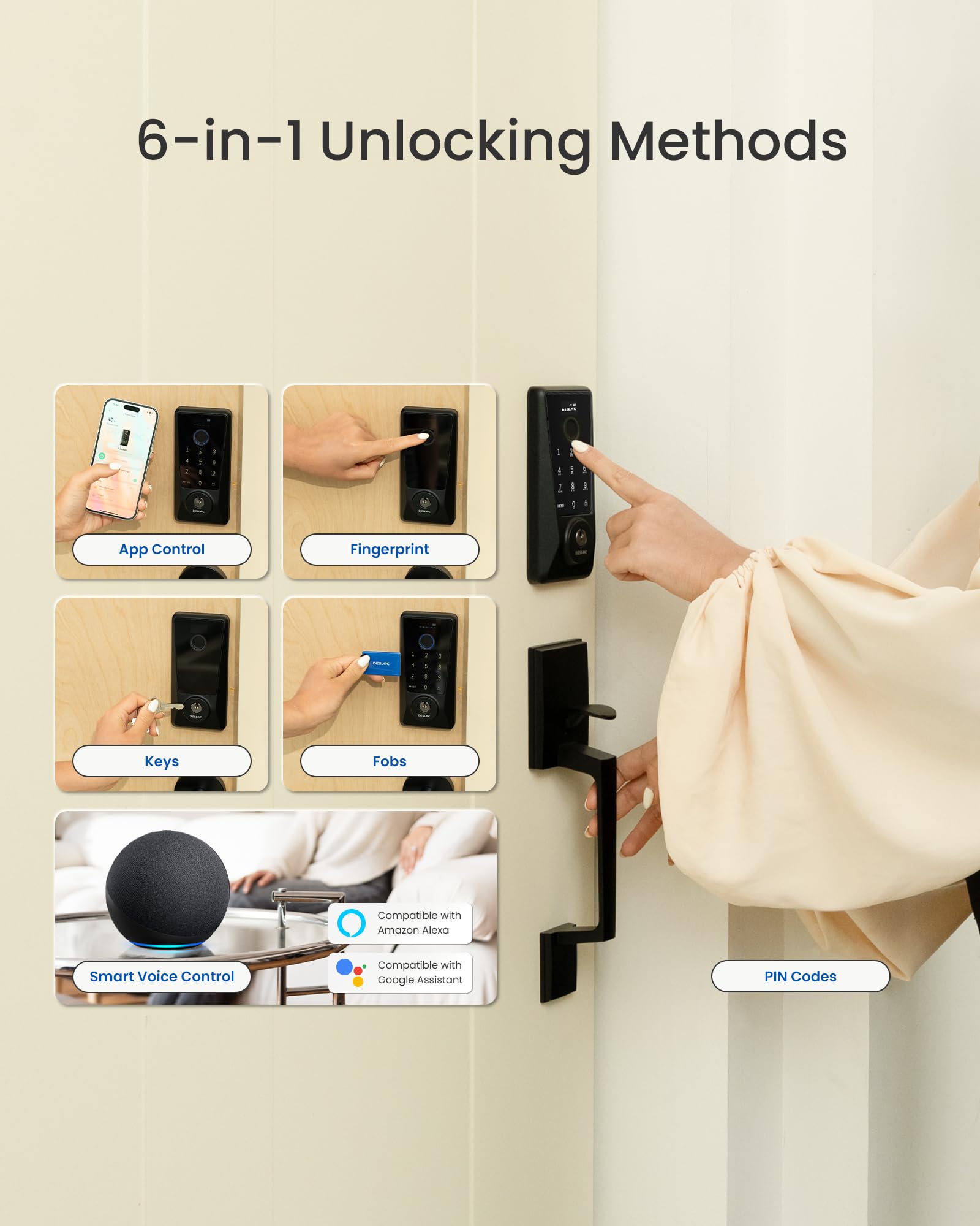 DESLOC D110 Plus auto-lock feature demonstrated for enhanced daily safety