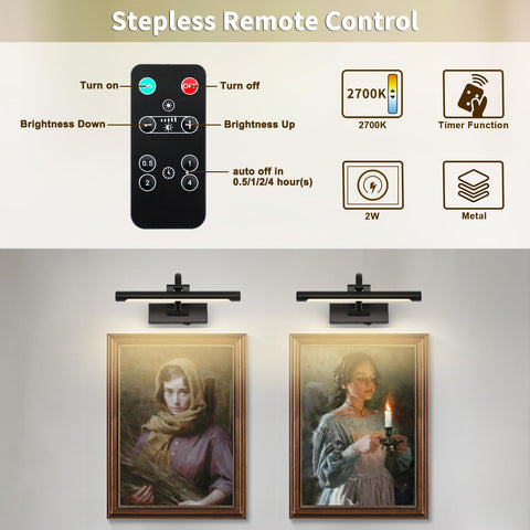 DESOOP 12-inch fixture provides focused, even lighting for frames