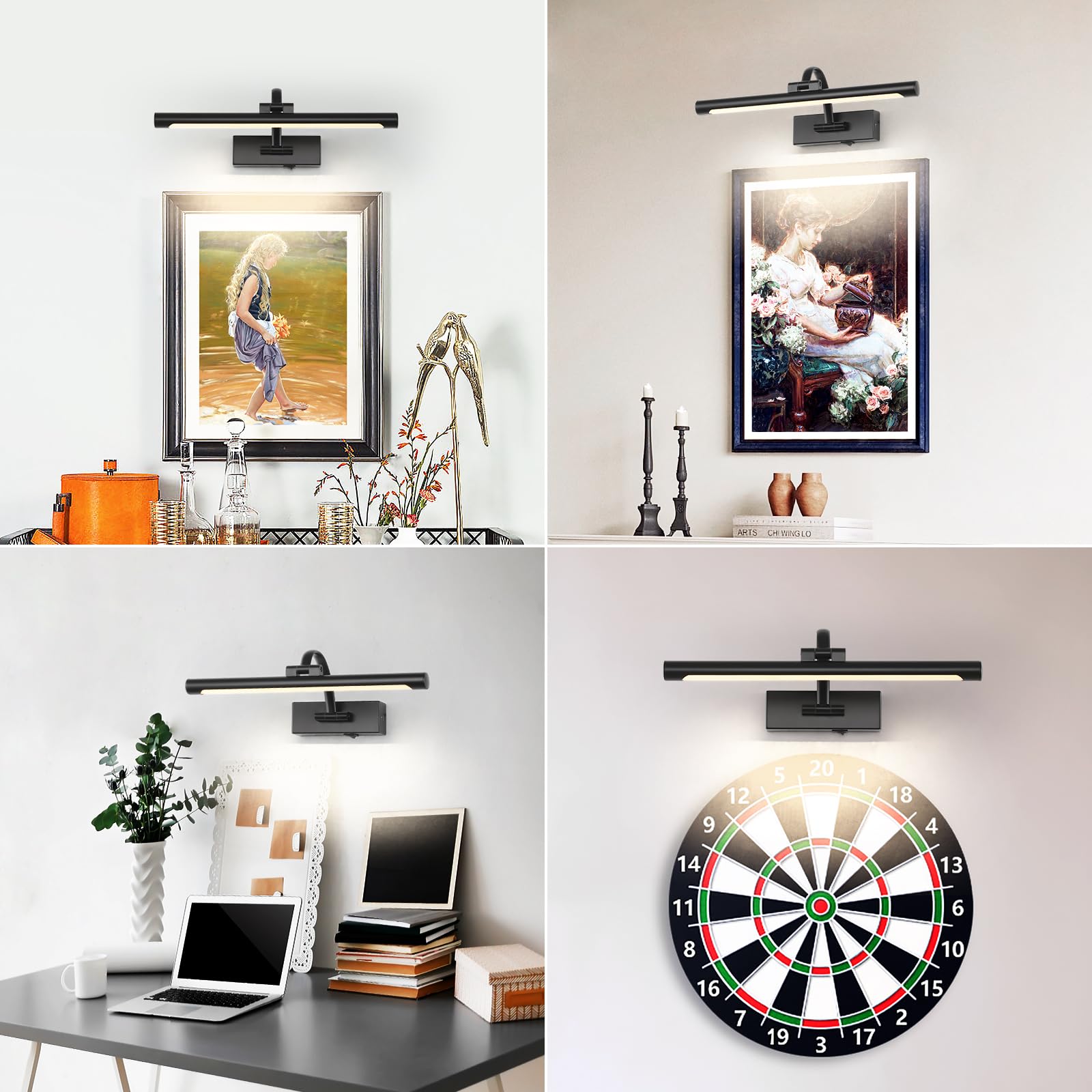 DESOOP portable, wire-free design perfect for rotating display setups