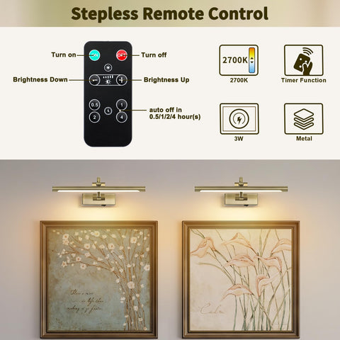 DESOOP dimmable light with timer for adjustable mood