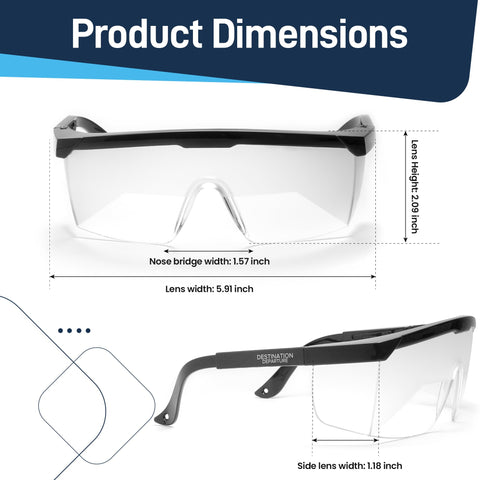Destination Departure foggles frosted lenses simulate low-visibility conditions effectively.