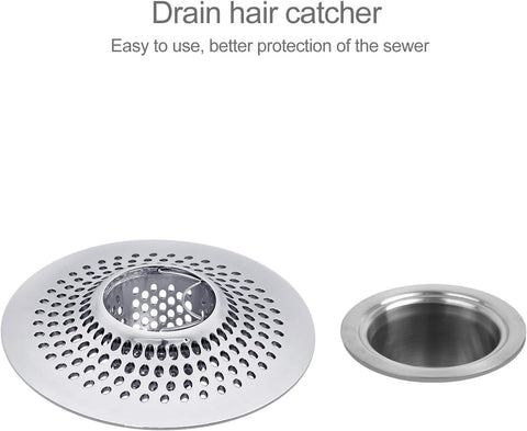 Detachable Drain Hair Catcher handle for easy installation and removal.