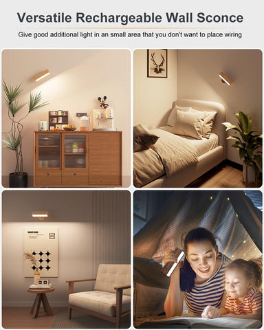 DetarZinLED dimmable wall lamp with touch control for adjustable brightness