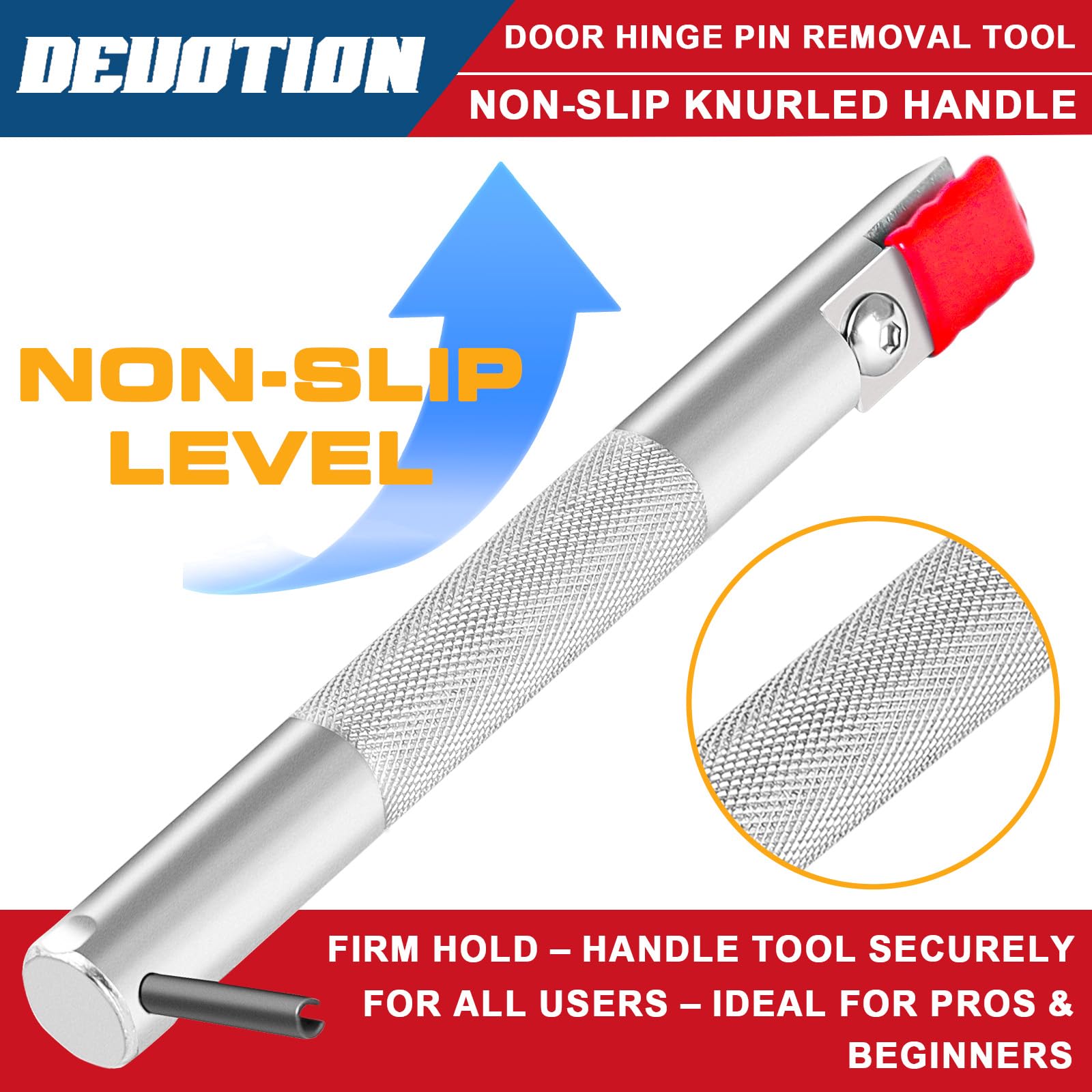 DEUOTION simple one-tap operation makes hinge removal easy