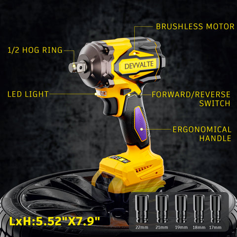 Devvalte compact body with soft grip reduces hand fatigue.