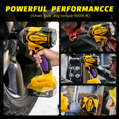 Devvalte roadside tire change readiness with cordless convenience.