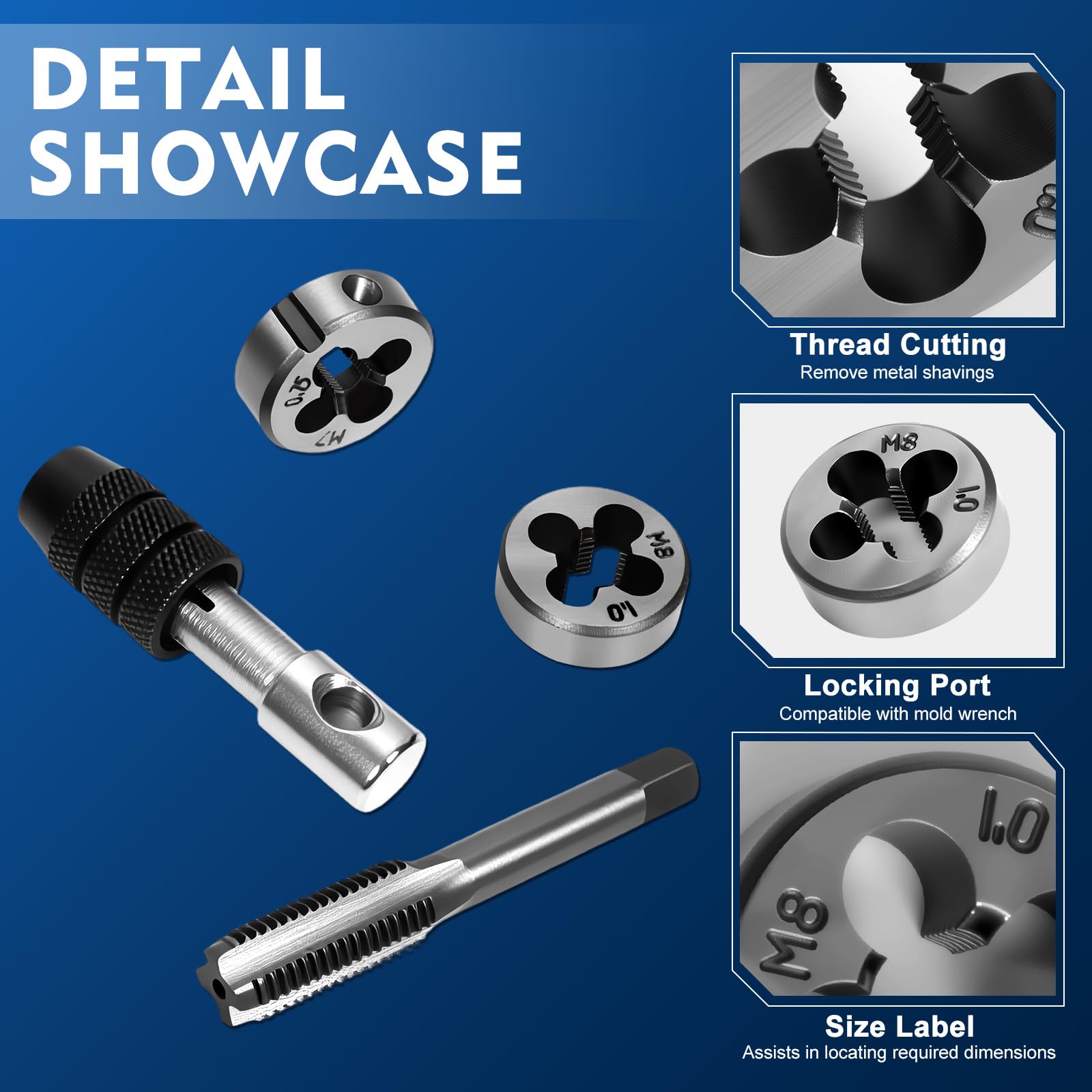 Devvicoo long-handled tap wrench enabling precise threading in tight spaces