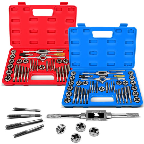 Devvicoo metric tap and die set in case for organized storage and quick access