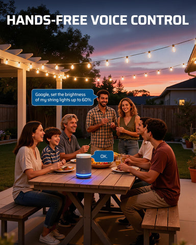 Dual outlets handling 400W incandescent and 200W dimmable LED lights
