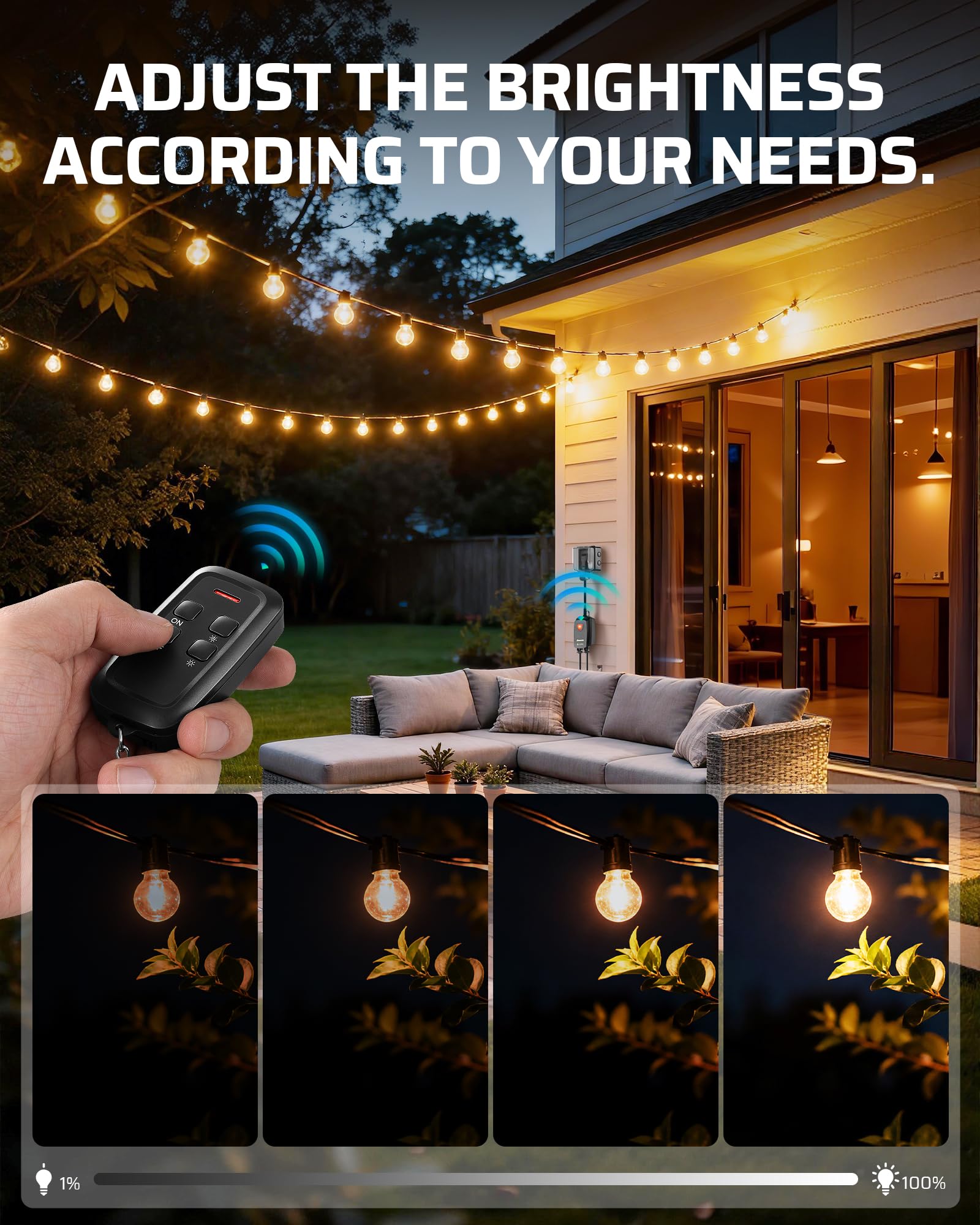 Weatherproof SJTW cable and rugged housing for outdoor use