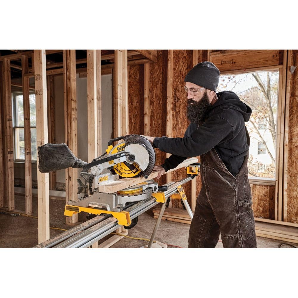 Professional workshop scene highlights precise 10-inch blade for premium finishes