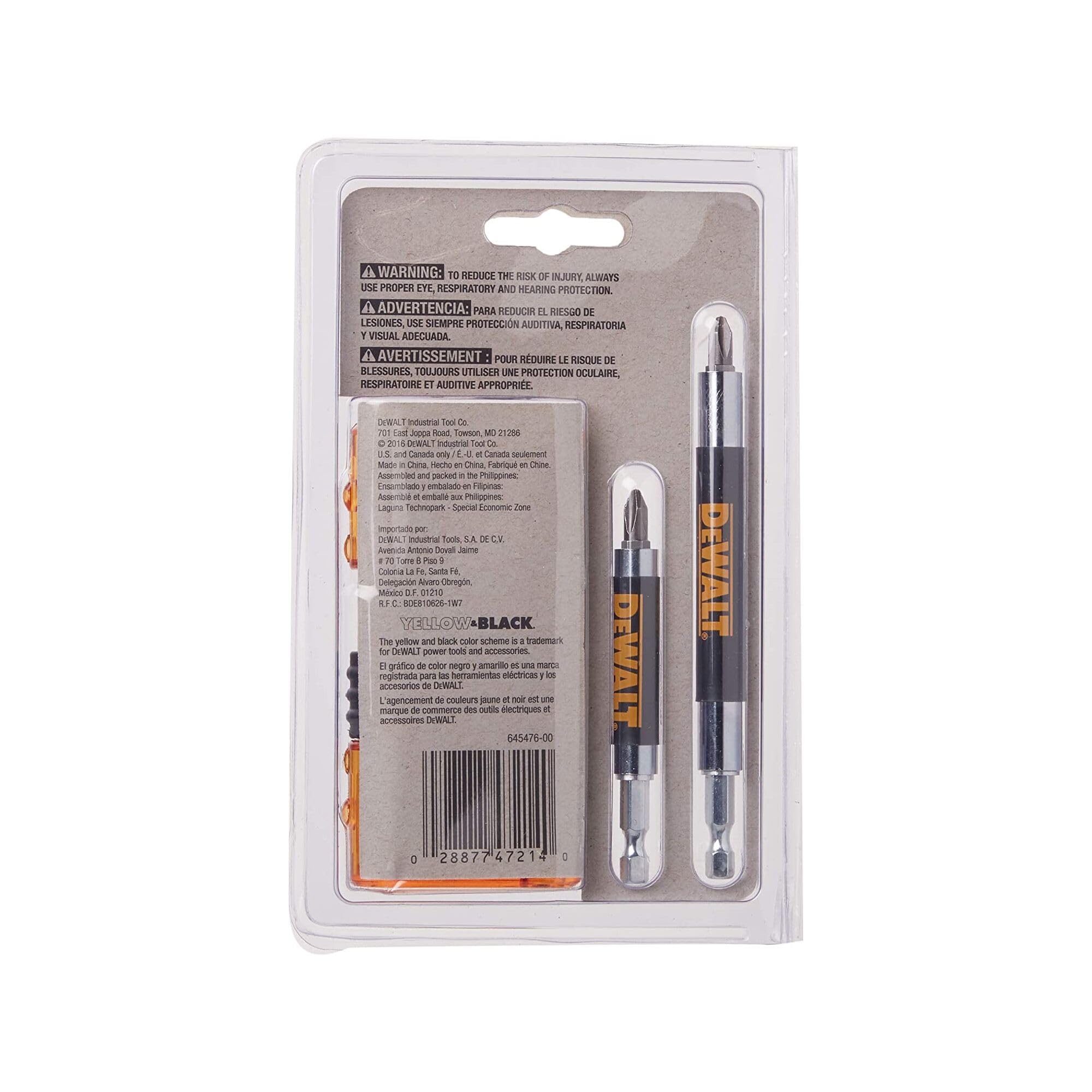 DEWALT DW2097CS includes 12 screw driving bits for versatility