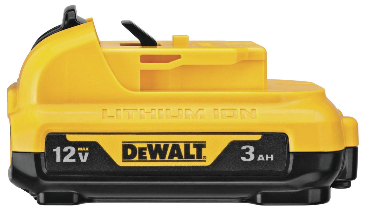 DEWALT 12V MAX 3.0Ah battery DCB124 with fuel gauge for quick status check