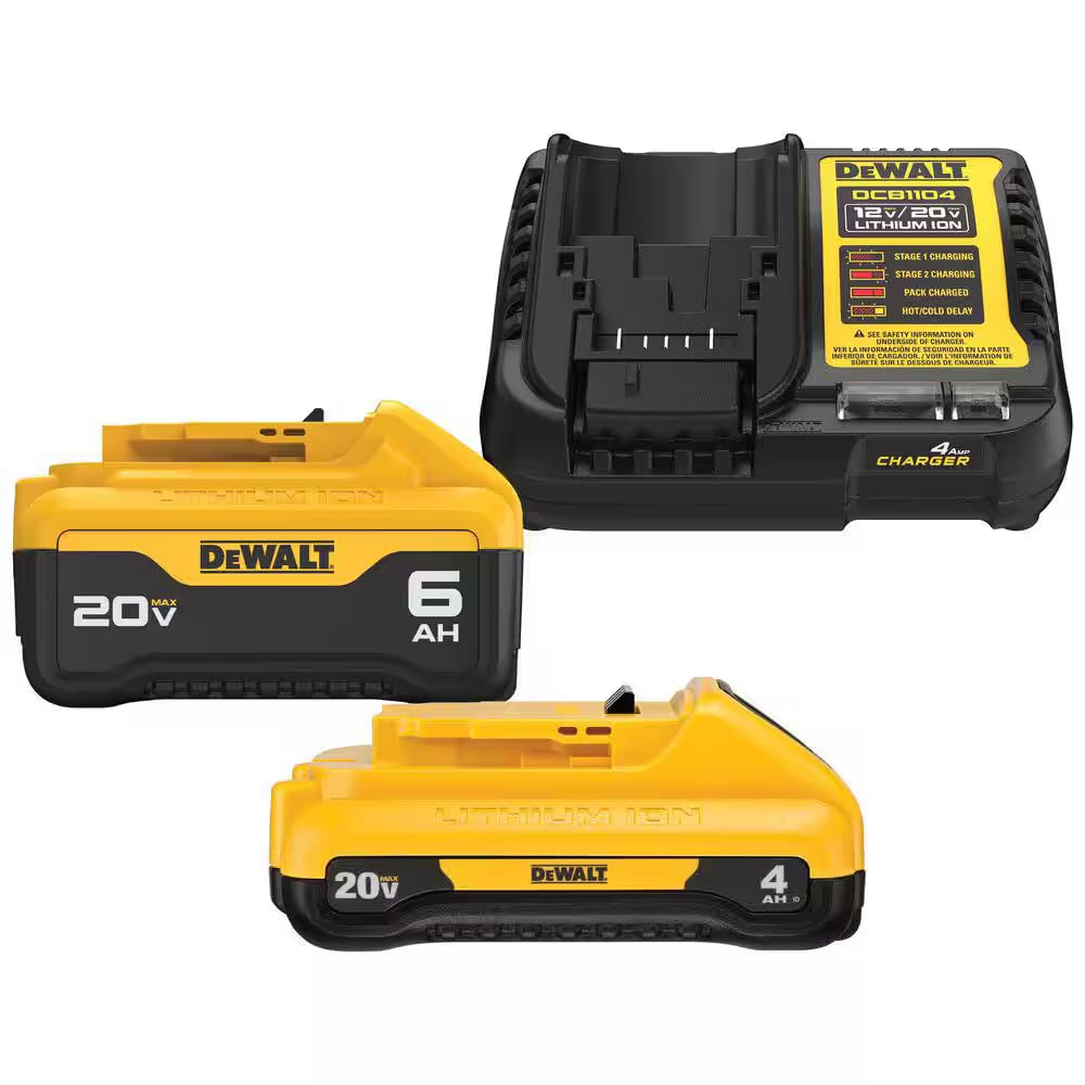 DEWALT 20V Max 6.0Ah battery ready for extended runtime on cordless tools