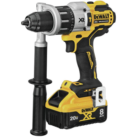DEWALT 8Ah battery delivering extended runtime on tough jobs