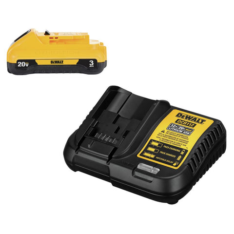 DEWALT 20V Max battery pack with 3Ah capacity for extended runtime