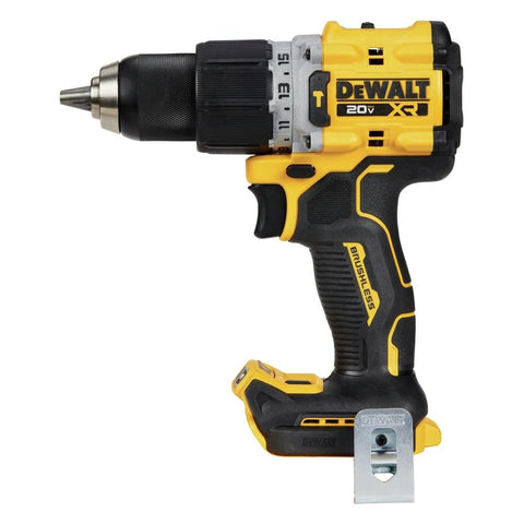 DEWALT 20V MAX hammer mode for efficient masonry drilling.