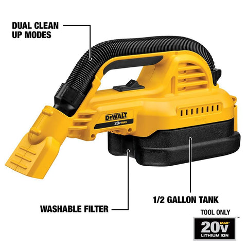 DEWALT heavy-duty rubber hose adds durability and flexibility