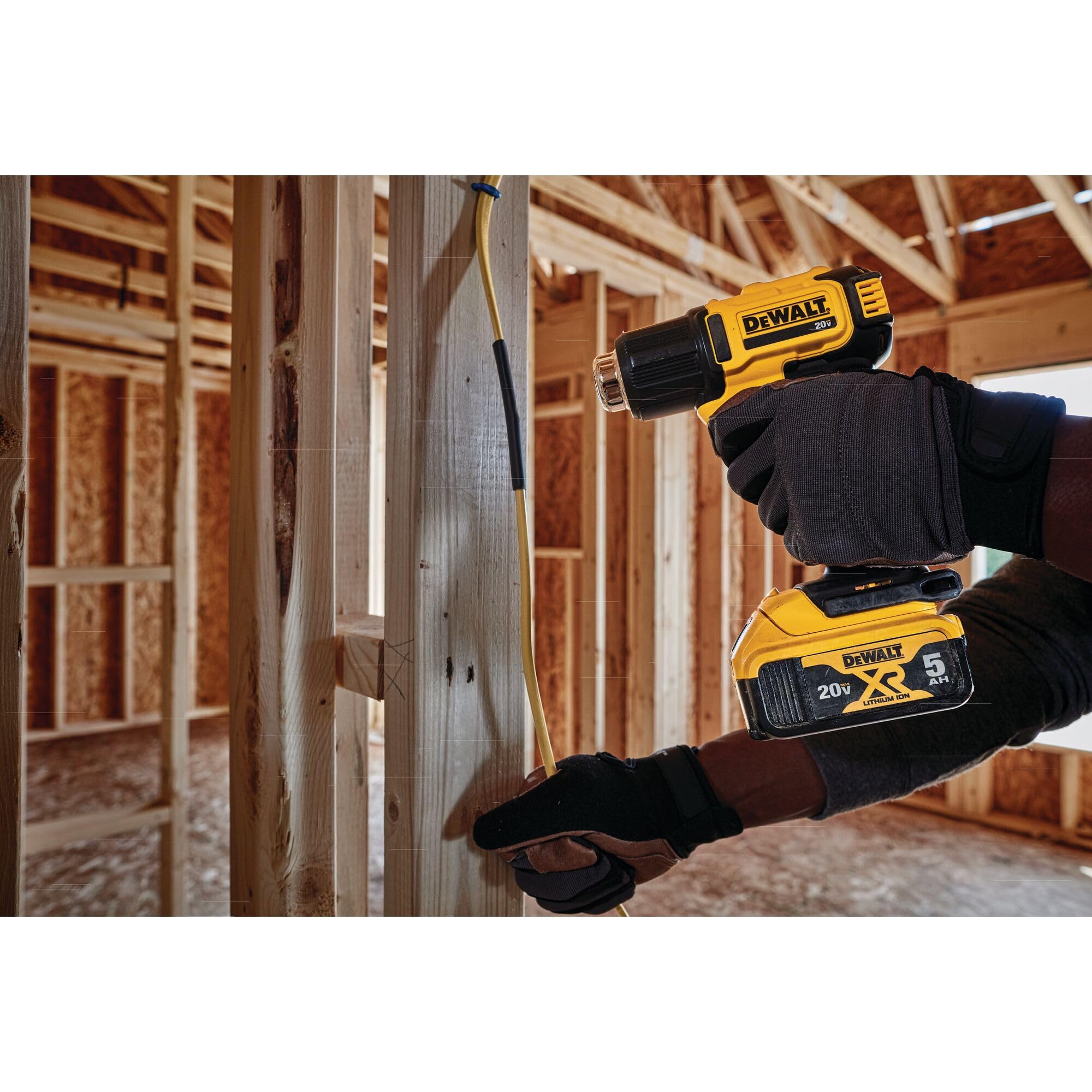 Lock-off trigger provides manual control when needed.