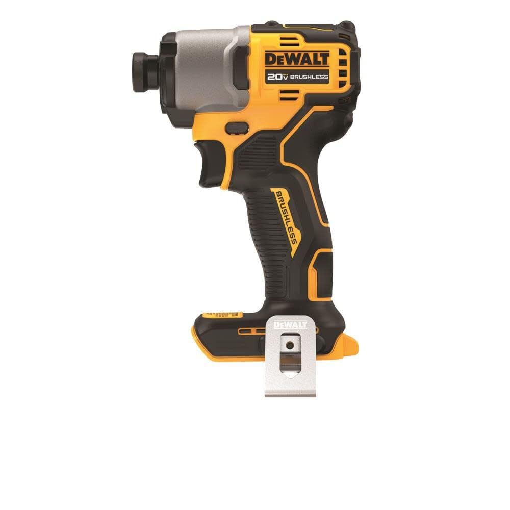 DEWALT 20V MAX impact driver compact design enhances handling during long sessions.