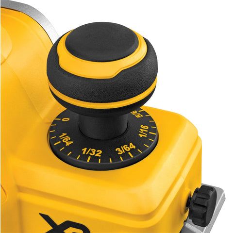 DEWALT 20V MAX Planer blade replacement area for quick maintenance