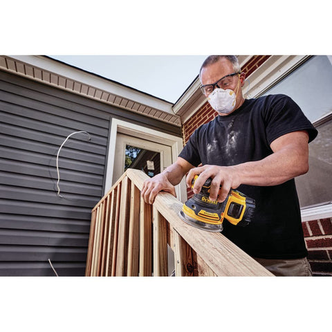 DEWALT DCW210P1 replacement sanding pad for quick paper changes