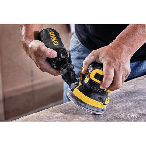 DEWALT DCW210P1 variable speed dial allows 8000 to 12000 OPM control