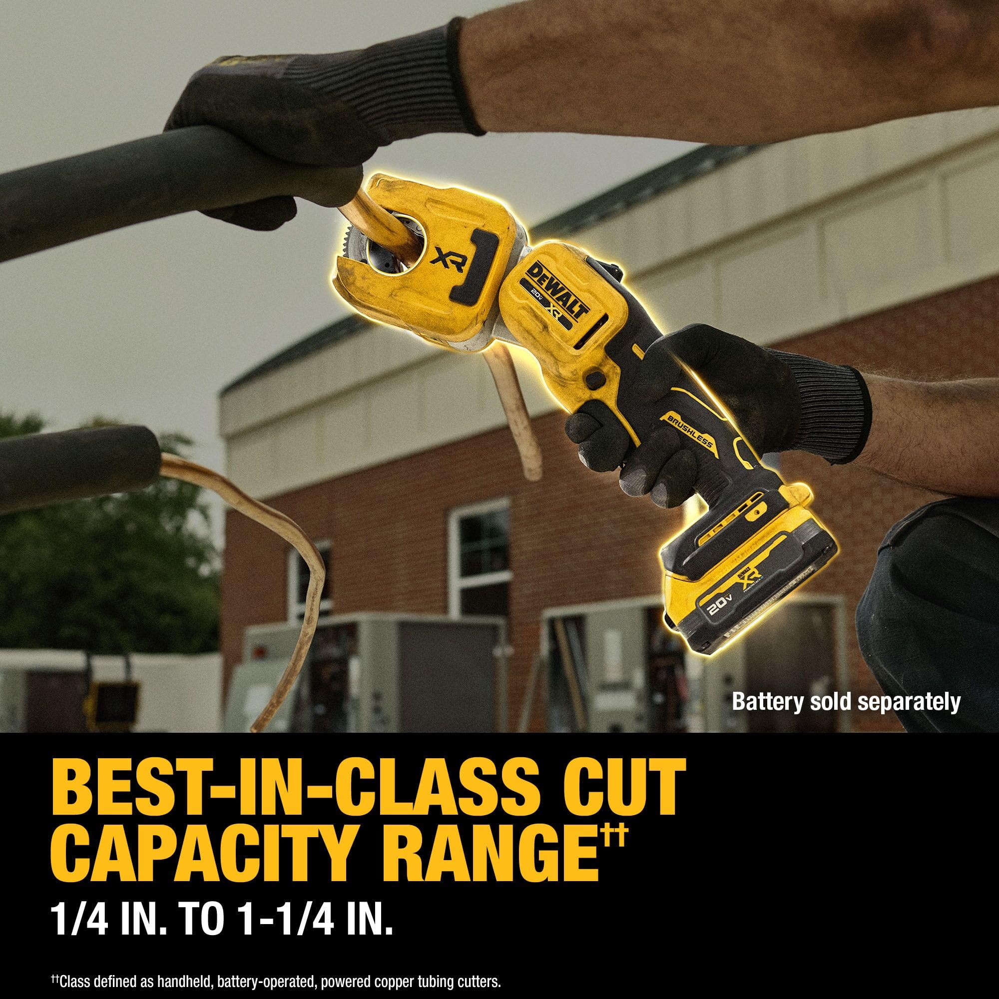 Up to 550 cuts per charge for longer jobsite productivity.