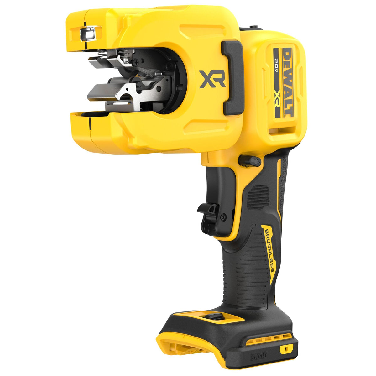 DEWALT DCE154B copper tubing cutter with pivoting head for versatile angles and fast copper cuts.