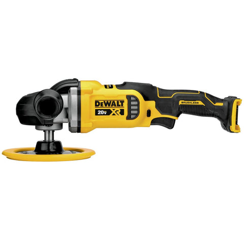 DEWALT polisher with side handle grip for precise control