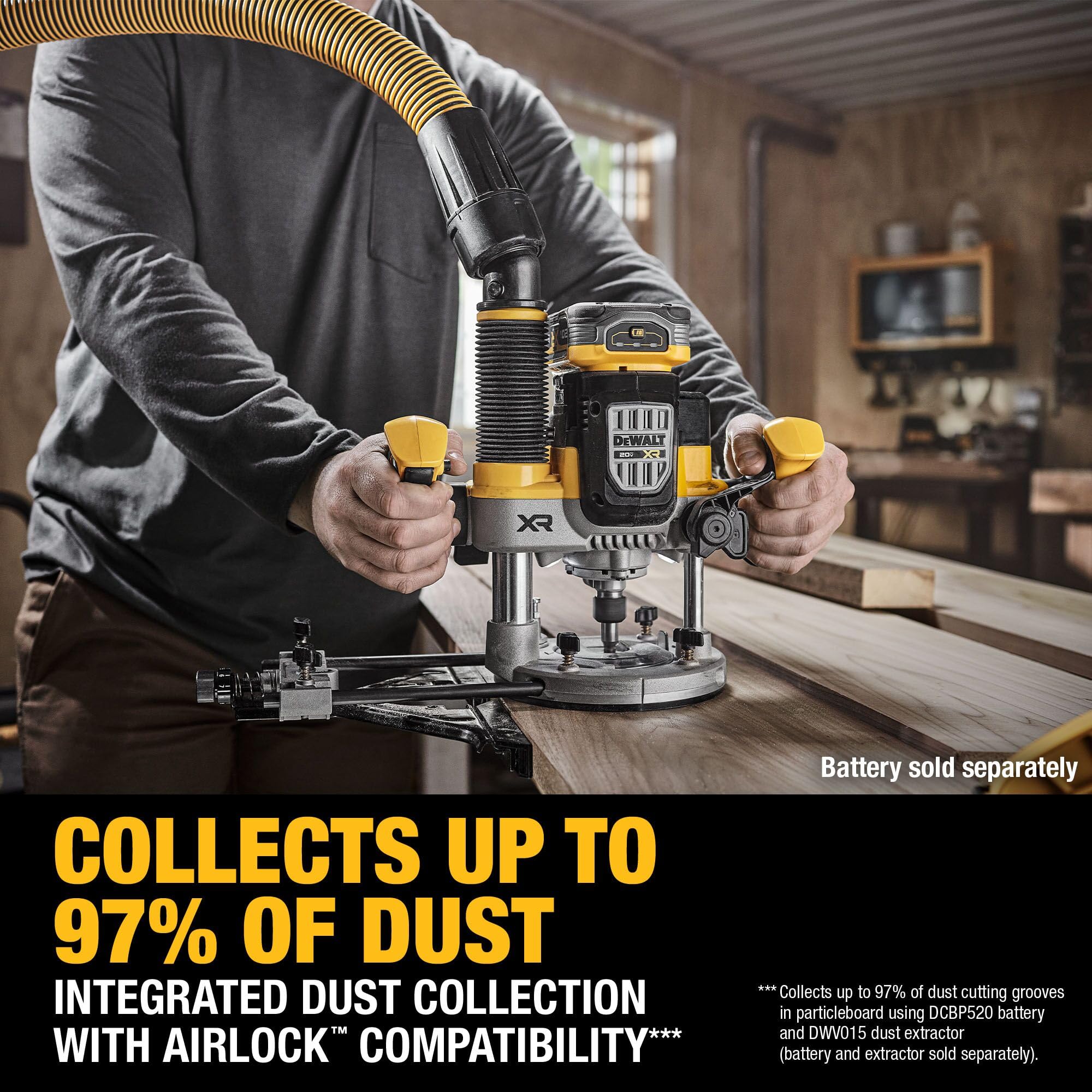 DEWALT DCW620B compact and balanced design reduces fatigue