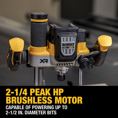 DEWALT DCW620B turret stop and micro-adjustment for repeatable depths
