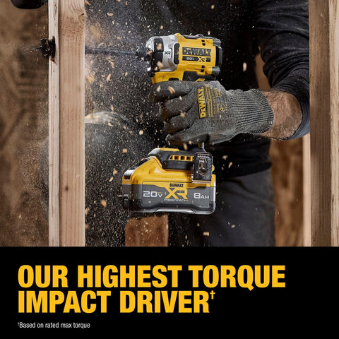 DEWALT no-load speed up to 3,800 rpm for faster drive times