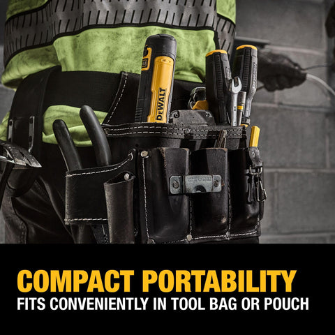 DEWALT 6-stage torque adjustment tailors power to the task.