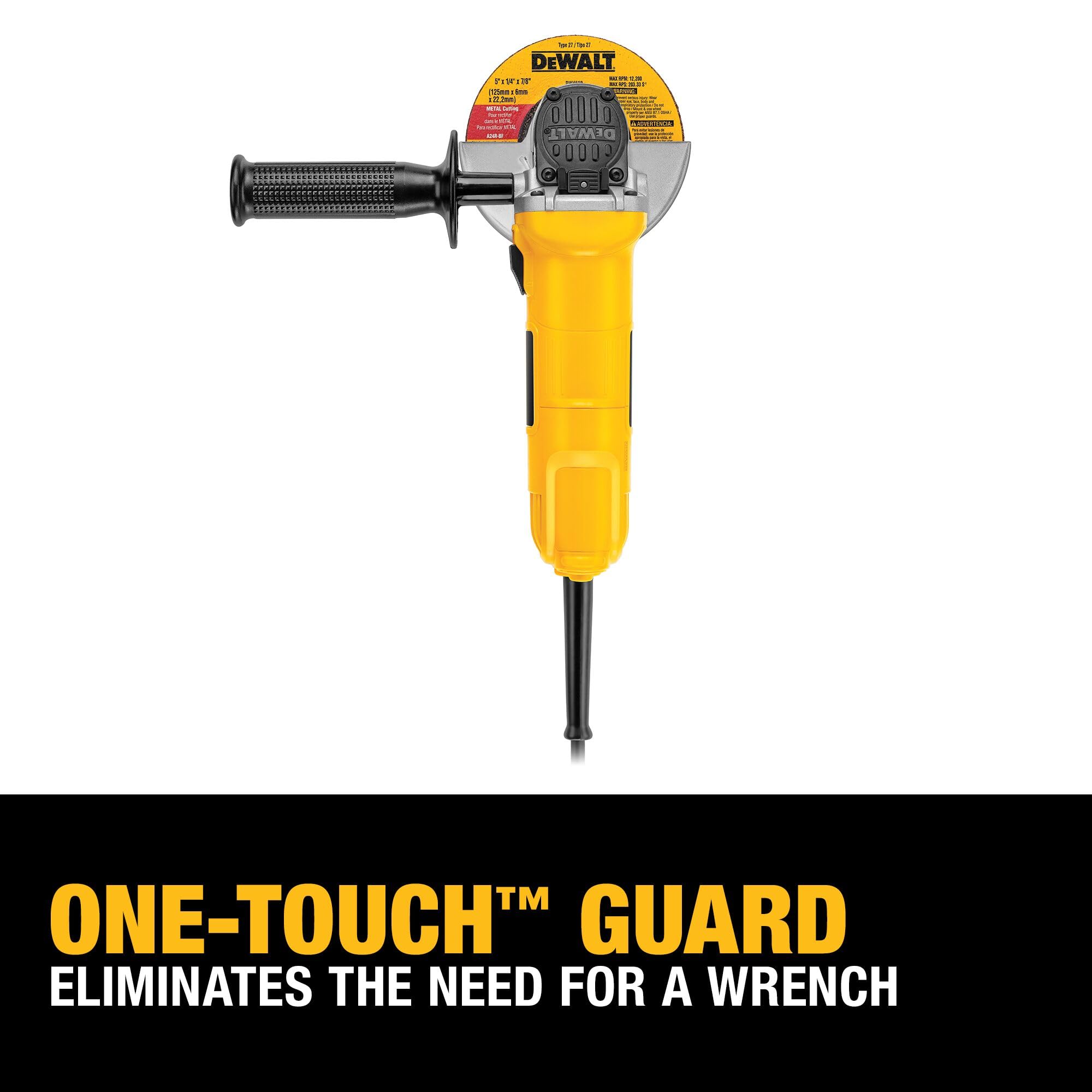 AC/DC operation keeps you productive across diverse job sites with the DWE4011.
