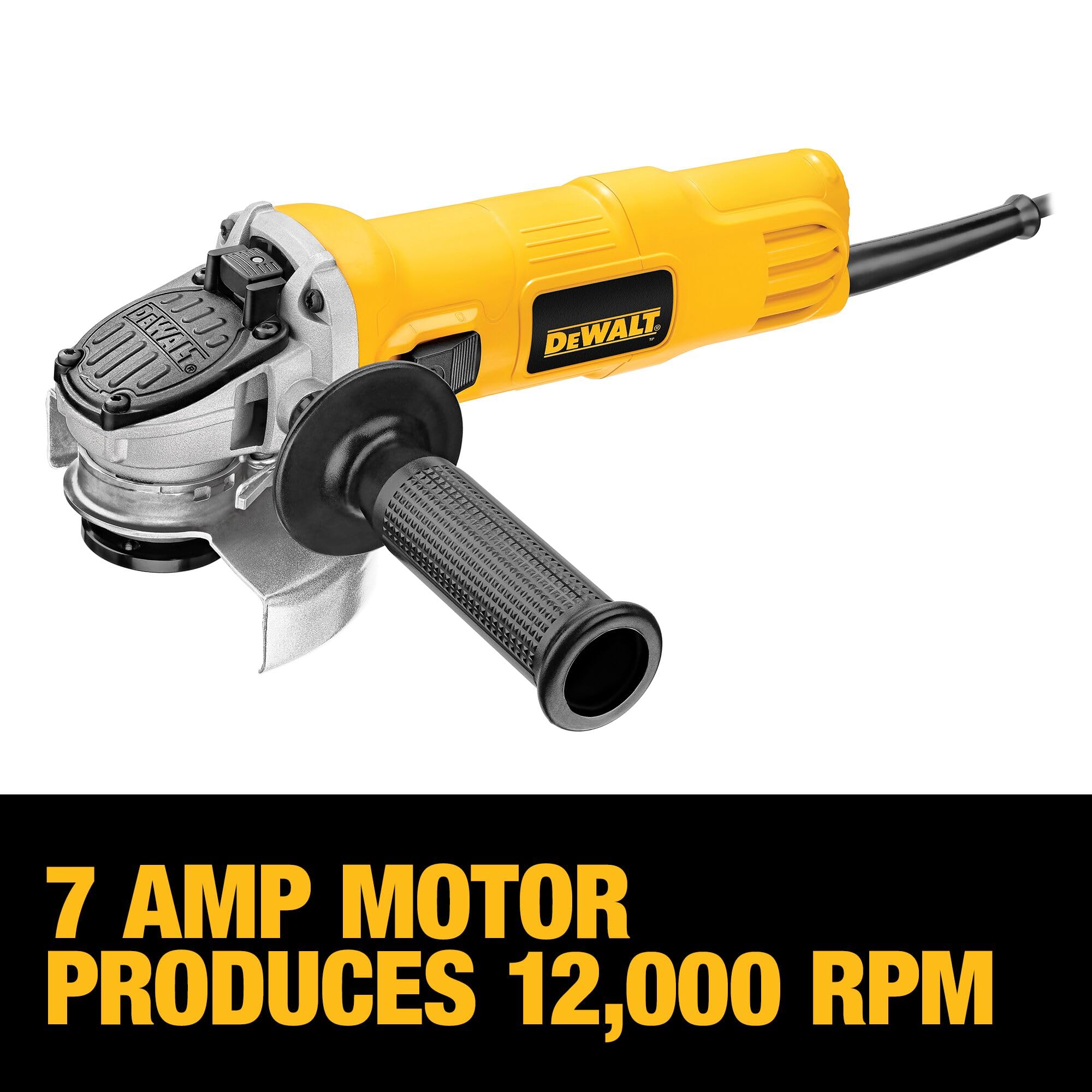 Tool-free wheel changes with Quick-Change release on the DWE4011.