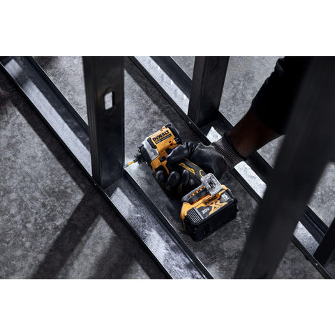 DEWALT Atomic 1/4-in impact driver compact design for crowded workspaces