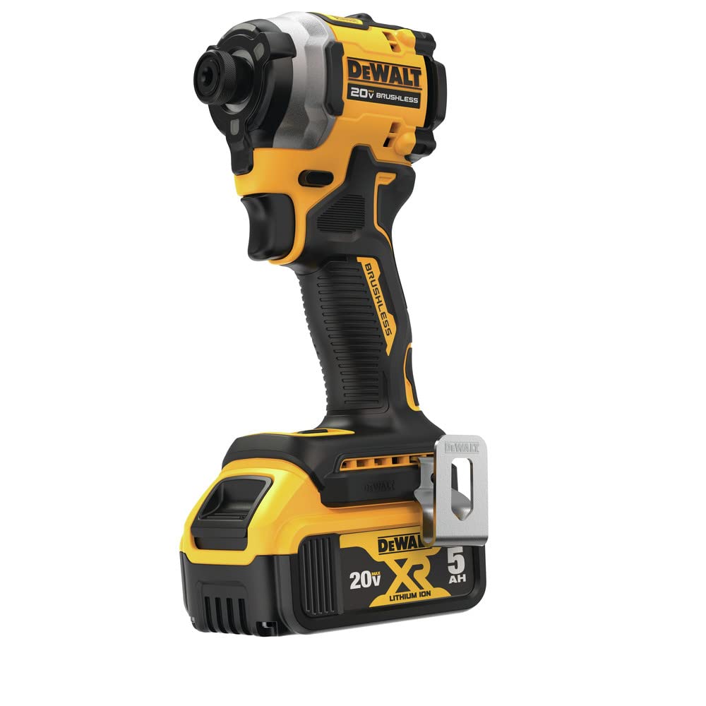 DEWALT Atomic 1/4-in impact driver delivering high torque for large screws