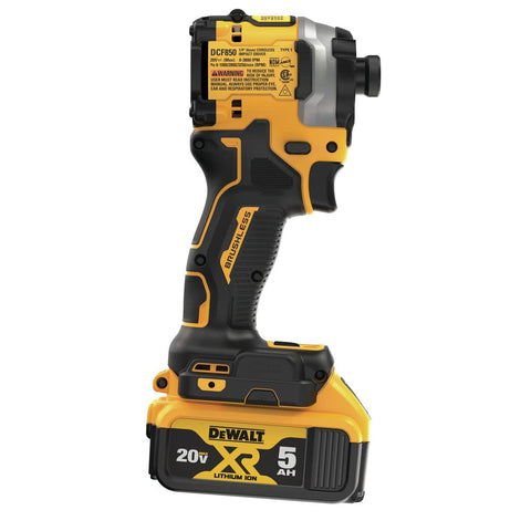 DEWALT Atomic 1/4-in impact driver with included charger for quick setup
