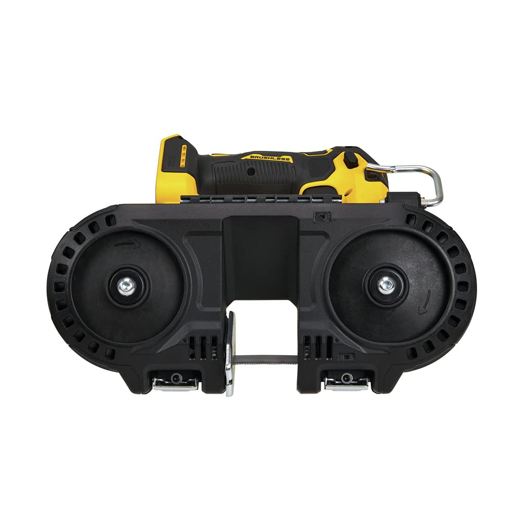DEWALT DCS377B variable speed control enables material-specific cuts