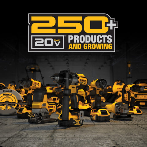 DEWALT ATOMIC 20V MAX bare tool works with 20V MAX batteries