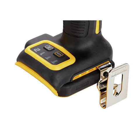 DEWALT Atomic 20V Max hog ring anvil enables rapid socket changes.