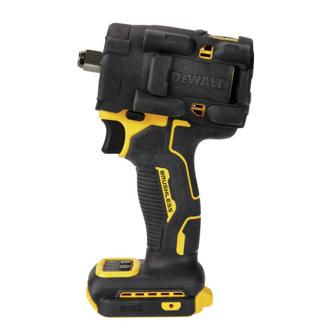 DEWALT Atomic 20V Max with LED work light boosts visibility in dim spaces.