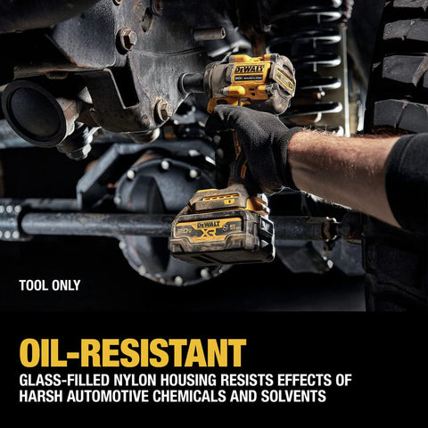 DEWALT Atomic 20V Max LED brightness control helps tailor light to task.