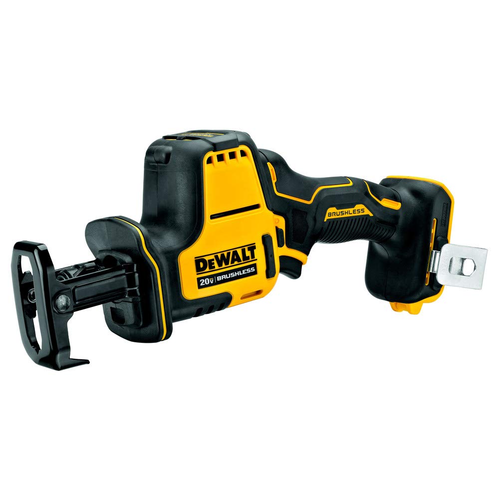 DEWALT ATOMIC side view highlights slim profile for tight spaces