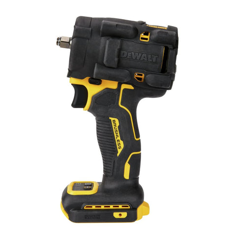 DEWALT Atomic 20V Max timber screw mode speeds wood fastening tasks.