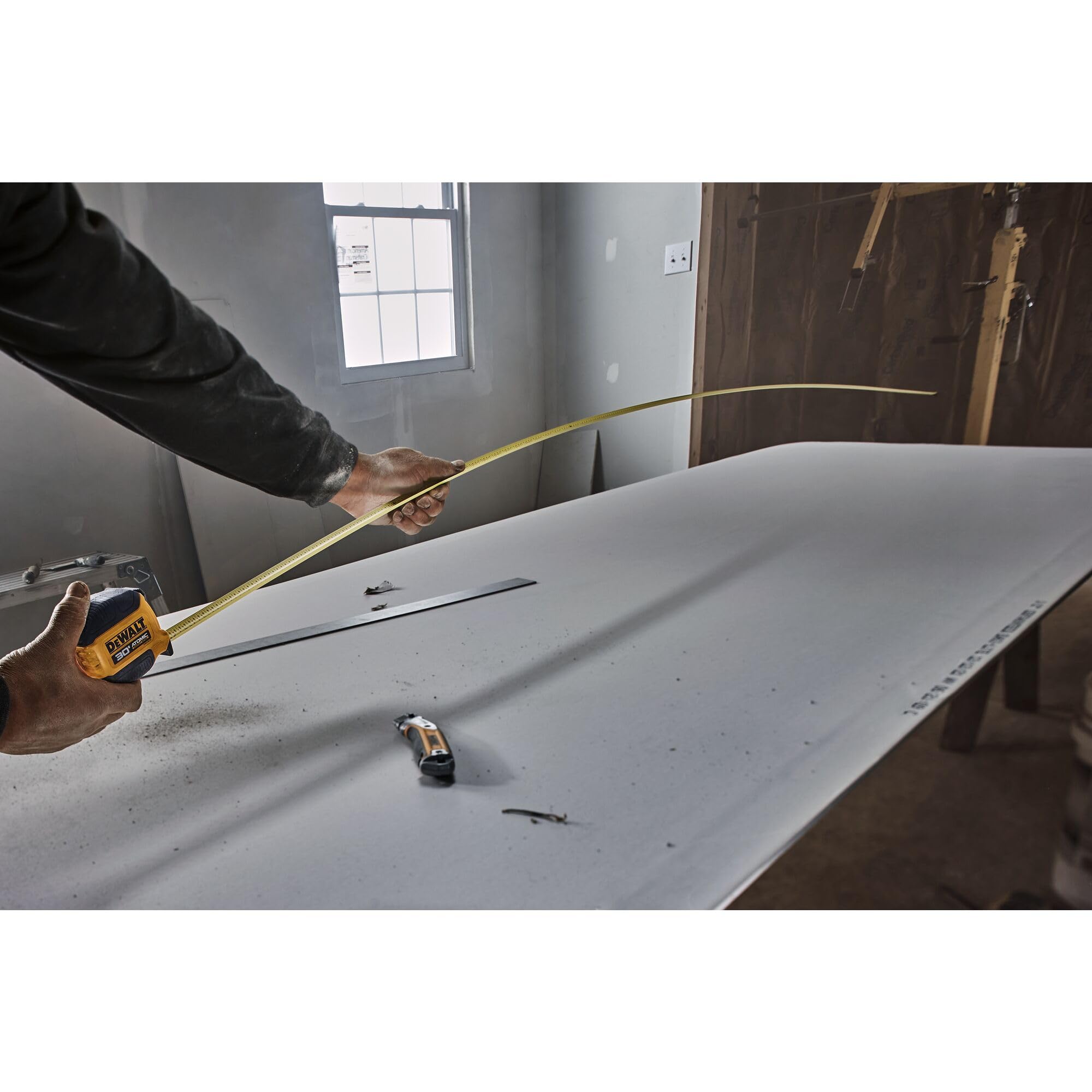 DEWALT Atomic in-hand use showcases steady control for one-person jobs