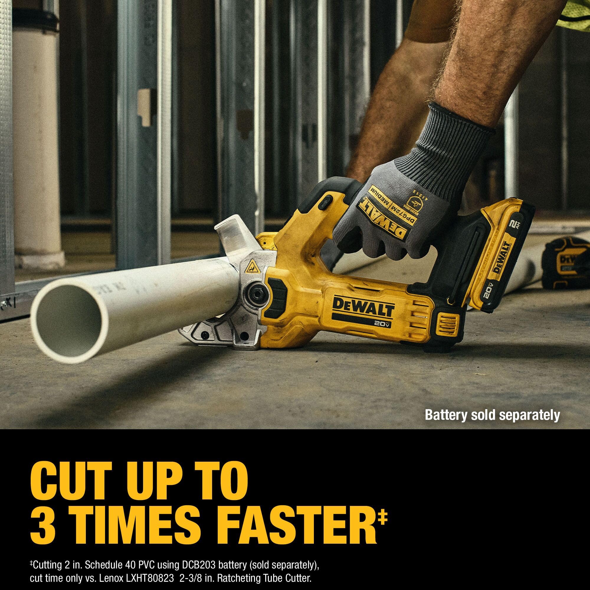 DEWALT DCE180B offers automatic and manual modes for versatility.