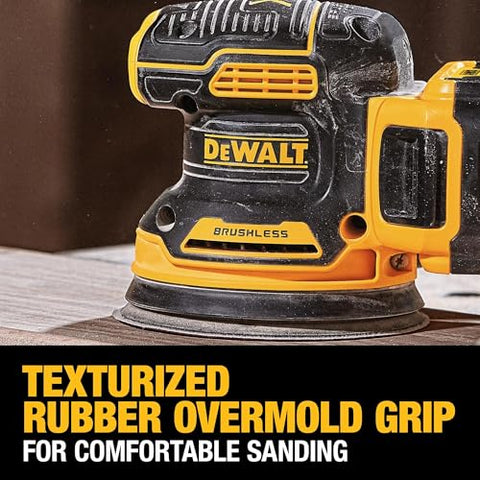 DEWALT charger included ensures quick battery readiness.