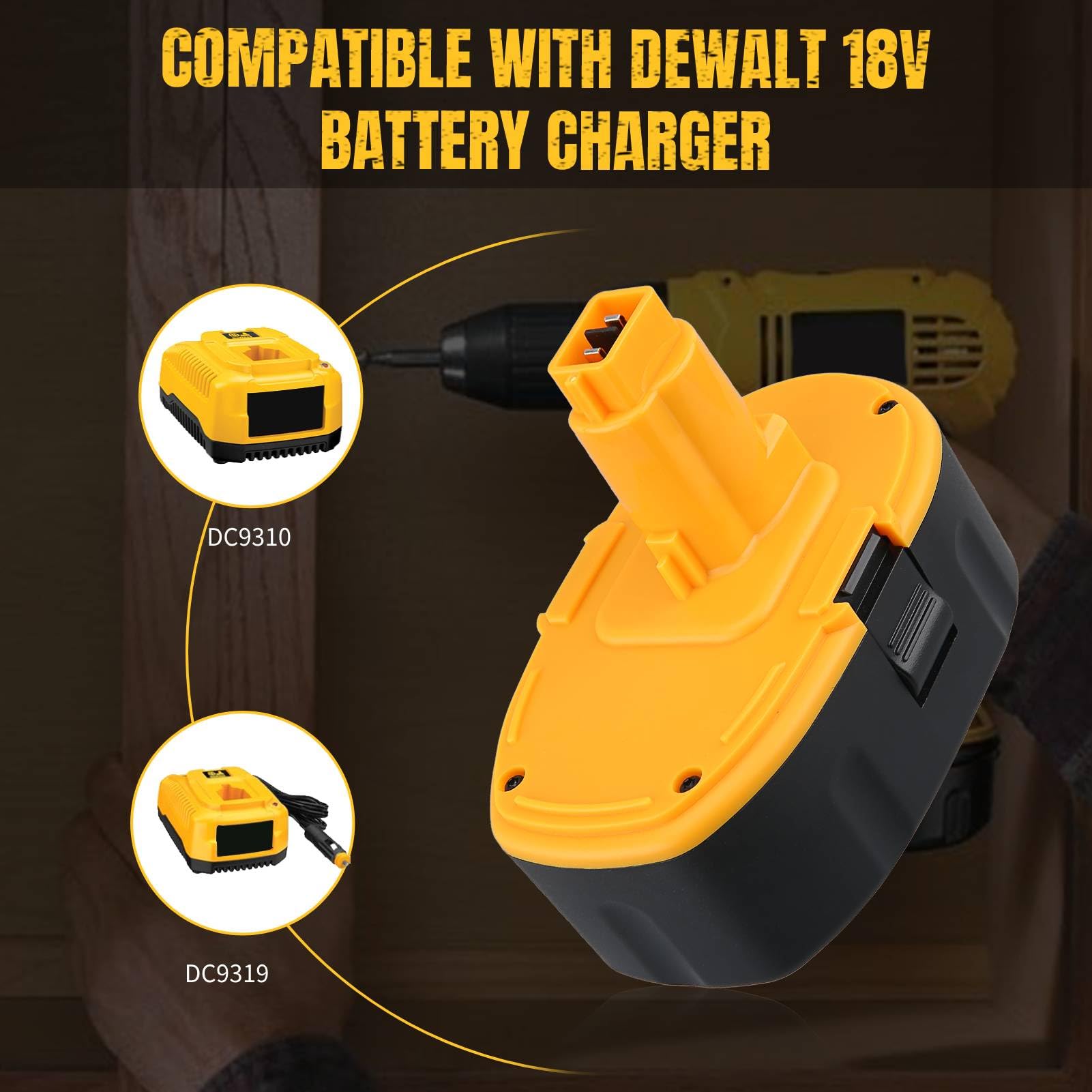 Protective circuitry prevents overcharge and overheating.